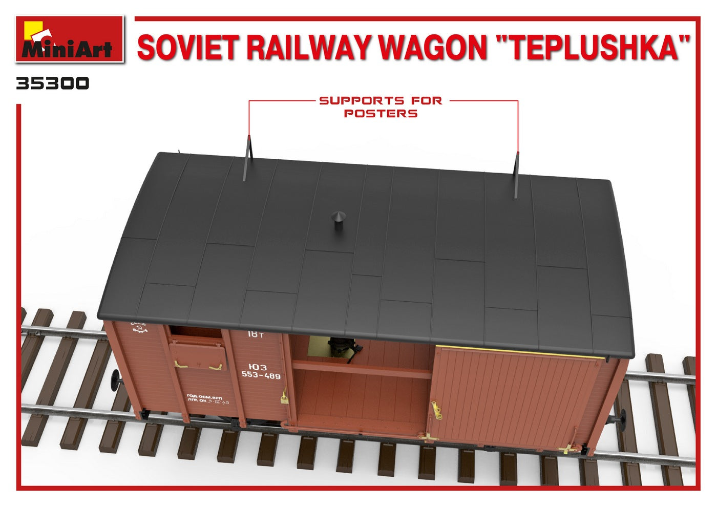 MiniArt MT35300 Soviet Railway Wagon Teplushka 1:35
