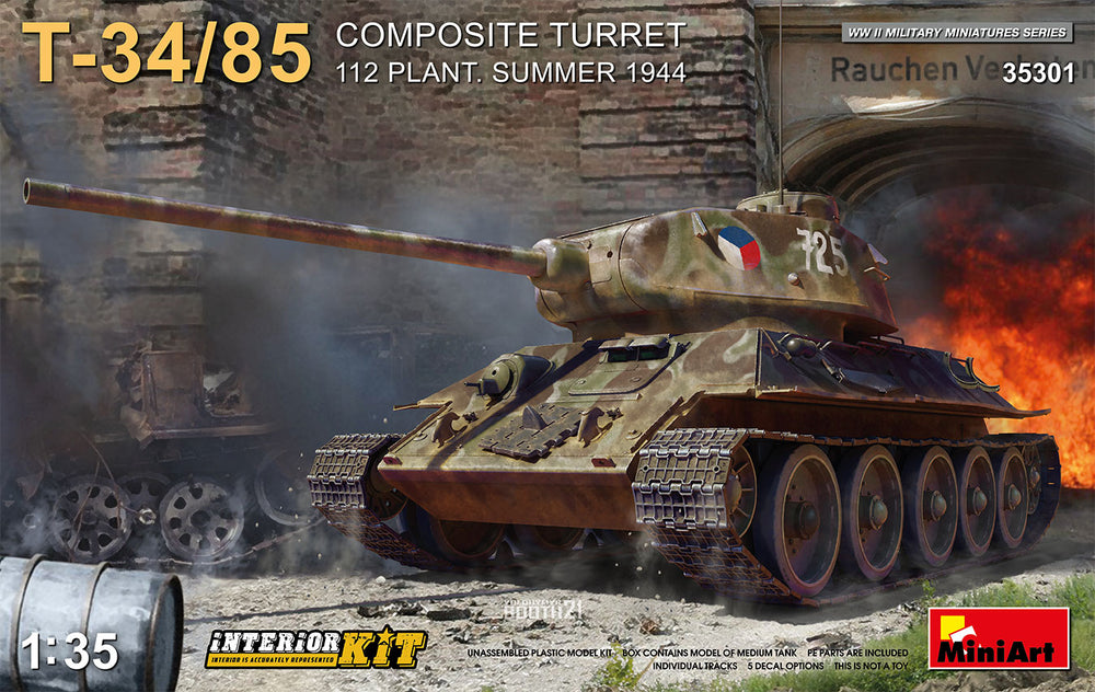 MiniArt MT35301 1:35 SOVIET T-34/85 COMPOSITE TURRET