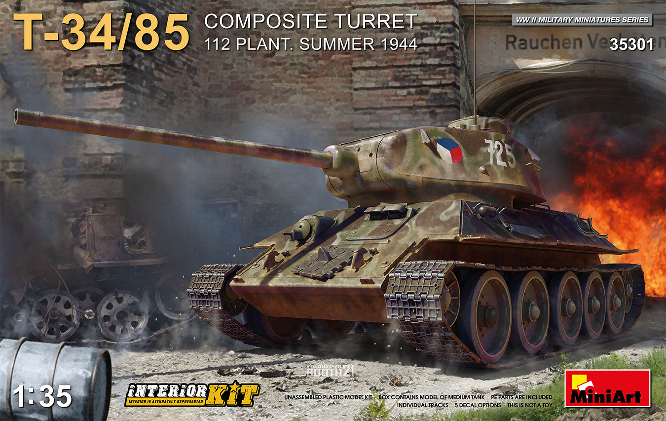 MiniArt MT35301 1:35 SOVIET T-34/85 COMPOSITE TURRET