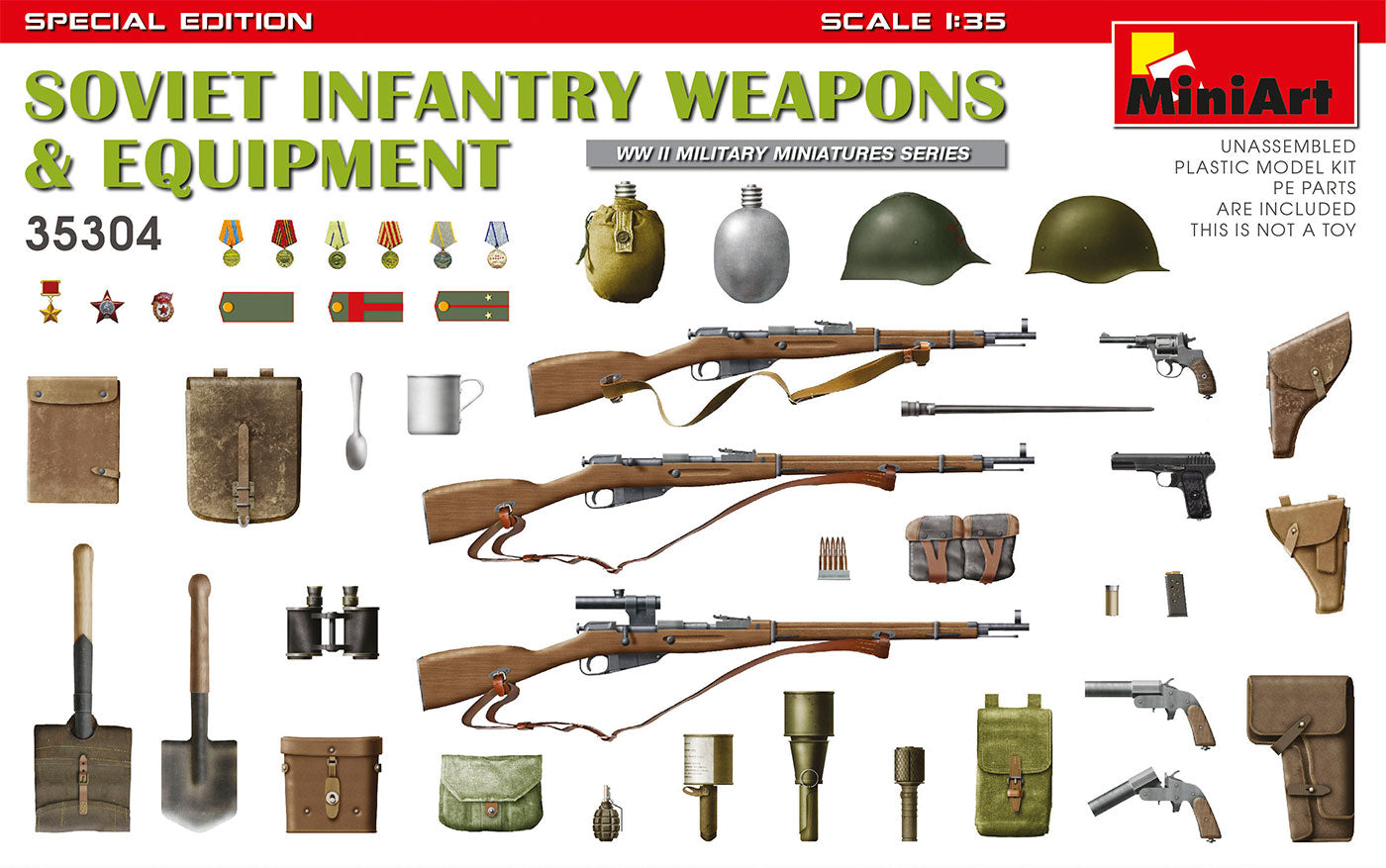 MiniArt MT35304 1:35 Soviet Weapons and Equipment