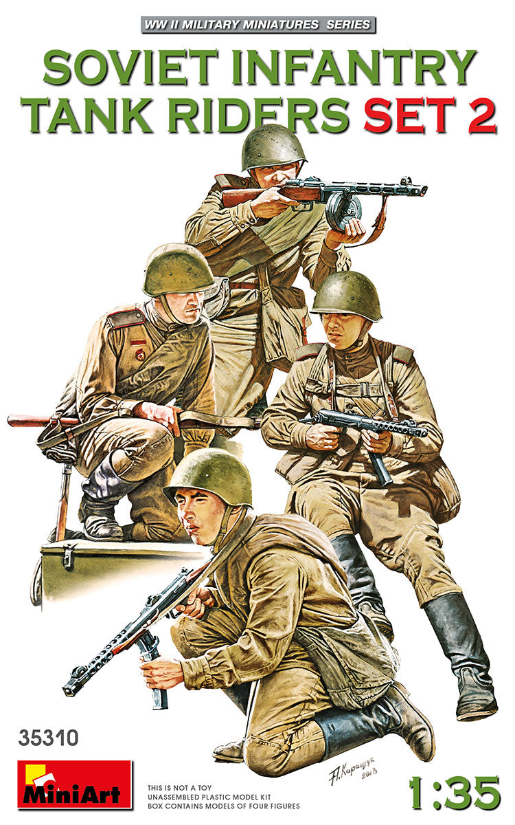 MiniArt MT35310 1:35 SOVIET INFANTRY TANK RIDERS SET 2