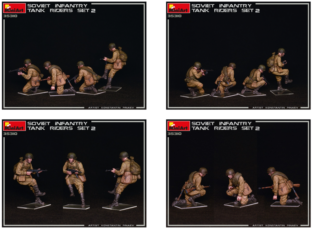 MiniArt MT35310 1:35 SOVIET INFANTRY TANK RIDERS SET 2