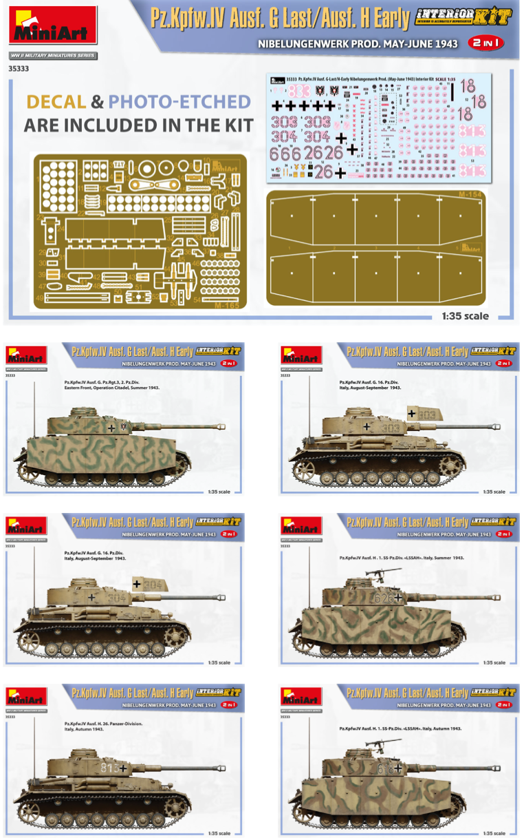 MiniArt MT35333 1:35 Pz.Kpfw.IV Ausf