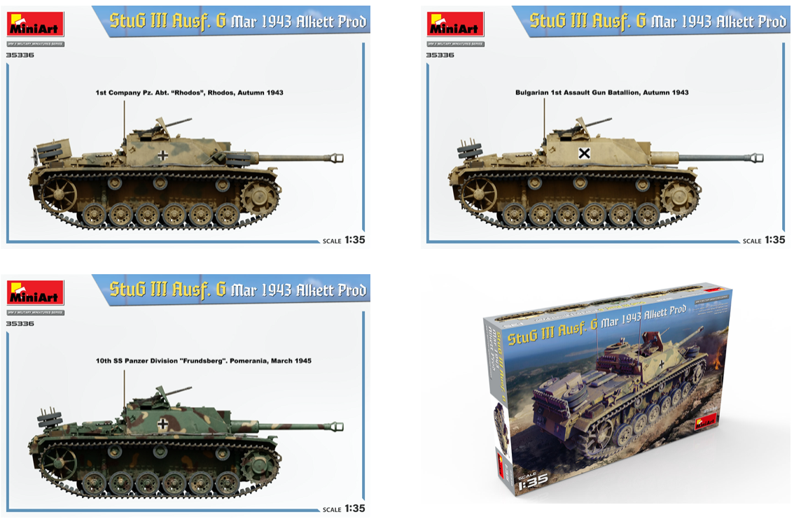MiniArt MT35336 StuG.III Ausf.G Alkett March 1943 1:35