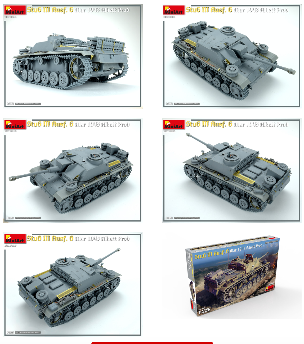 MiniArt MT35336 StuG.III Ausf.G Alkett March 1943 1:35