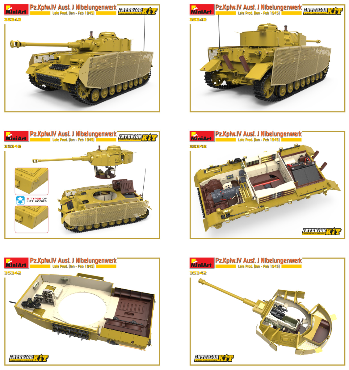 MiniArt MT35342 1:35 Pz.Kpfw.IV Ausf.J Nibelungenwerk Late Prod.