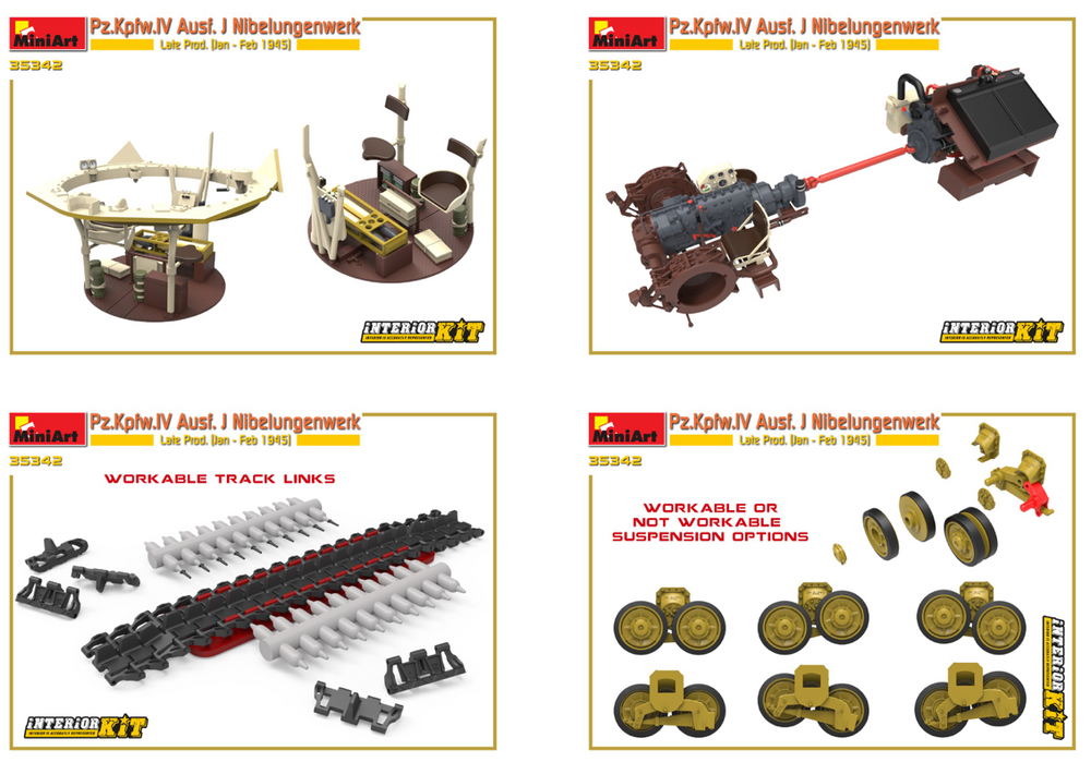 MiniArt MT35342 1:35 Pz.Kpfw.IV Ausf.J Nibelungenwerk Late Prod.