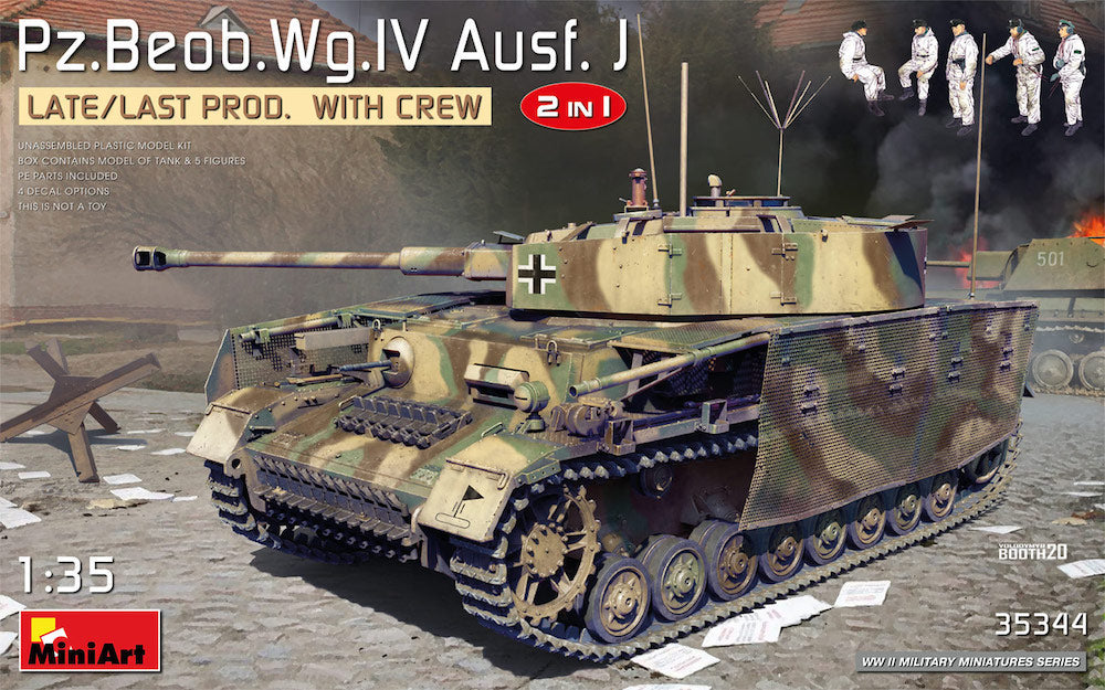 MiniArt MT35344 1:35 Pz.Beob.Wg.IV Ausf.J LATE/LAST PROD
