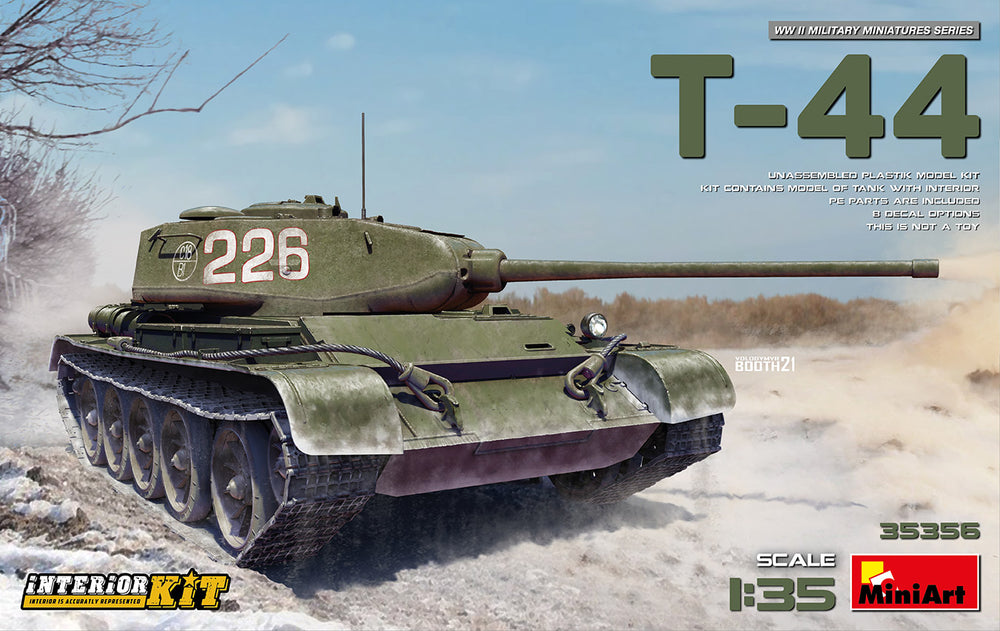 MiniArt MT35356 Soviet T-44 with Full Interior 1:35