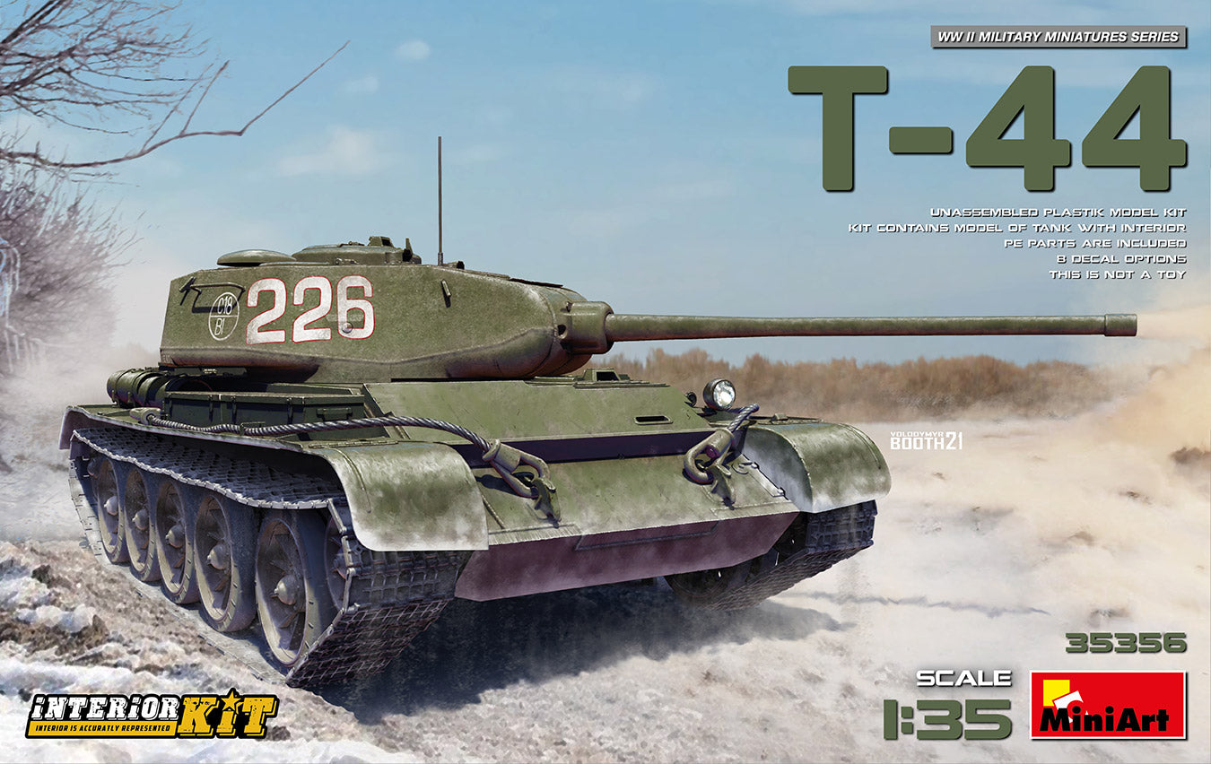 MiniArt MT35356 Soviet T-44 with Full Interior 1:35