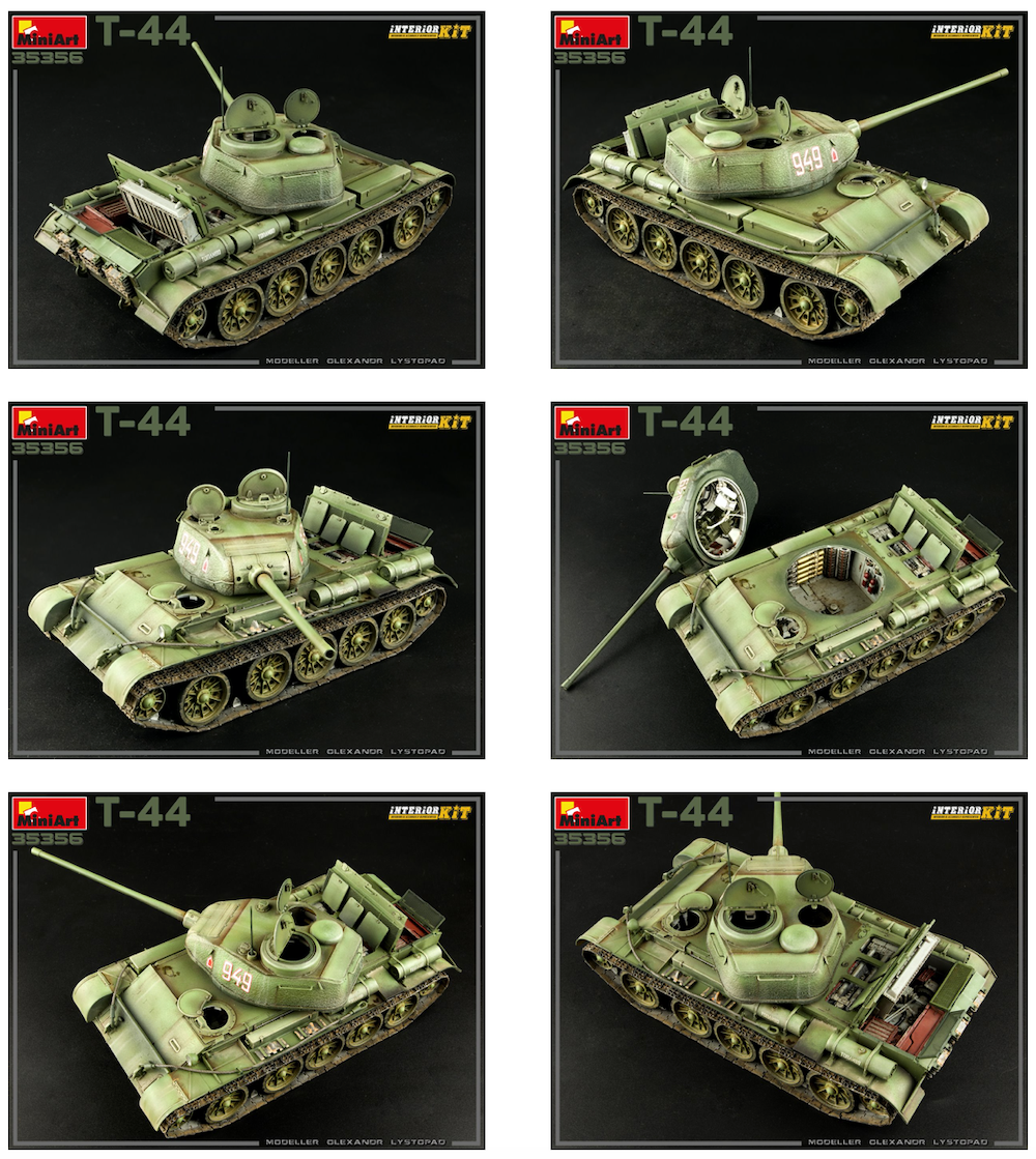 MiniArt MT35356 Soviet T-44 with Full Interior 1:35