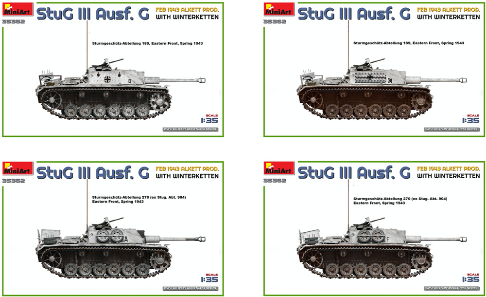 MiniArt MT35362 1:35 Sturmgeschutz/StuG.III Ausf.G FEB 1943