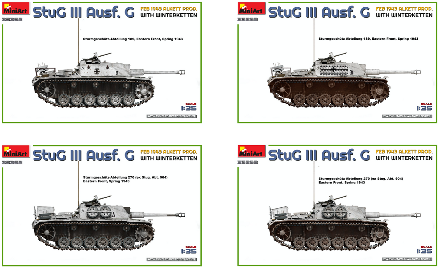 MiniArt MT35362 1:35 Sturmgeschutz/StuG.III Ausf.G FEB 1943
