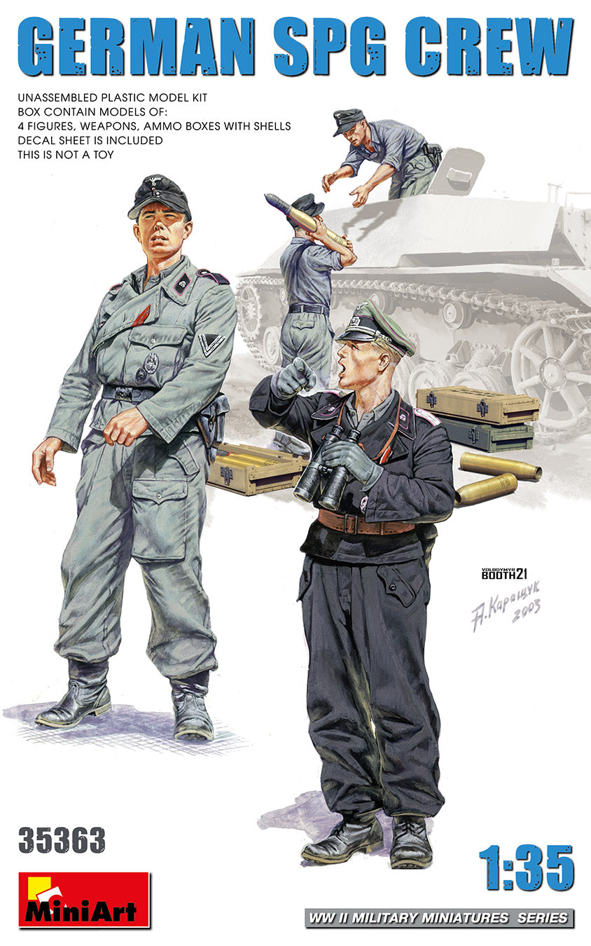 MiniArt MT35363 1:35 GERMAN SELF PROPELLED GUN CREW