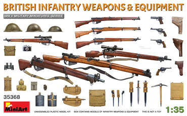 MiniArt MT35368 1:35 BRITISH INFANTRY WEAPONS & EQUIPMENT WWII