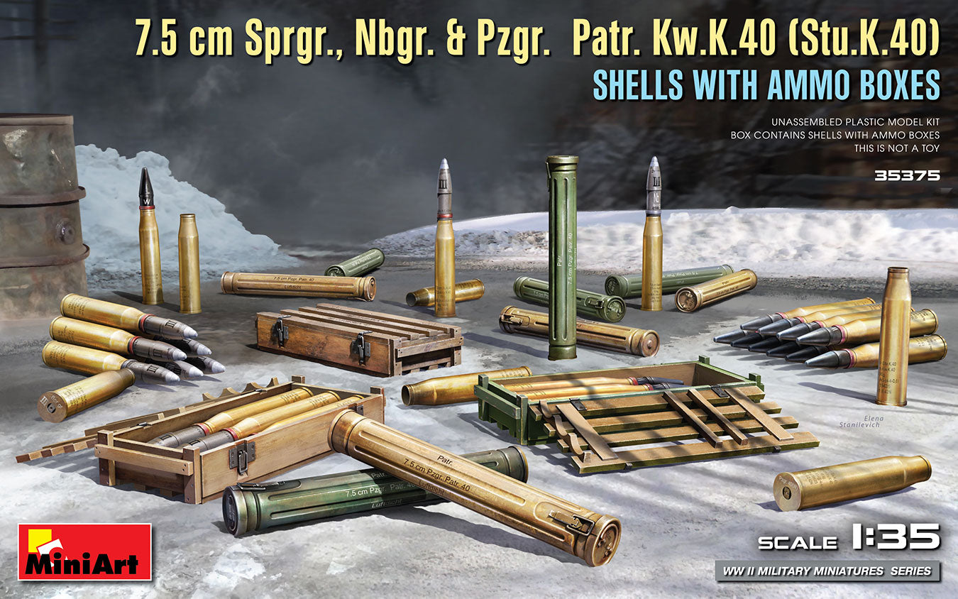 MiniArt MT35375 1:35 7.5 cm Sprgr., Nbgr