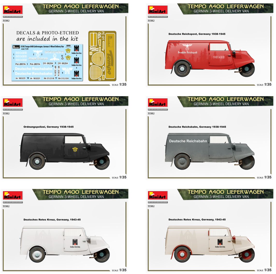 MiniArt MT35382 1:35 TEMPO A400 LIEFERWAGEN