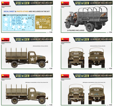 MiniArt MT35383 1:35 G7107 4X4 1,5t with crew U.S