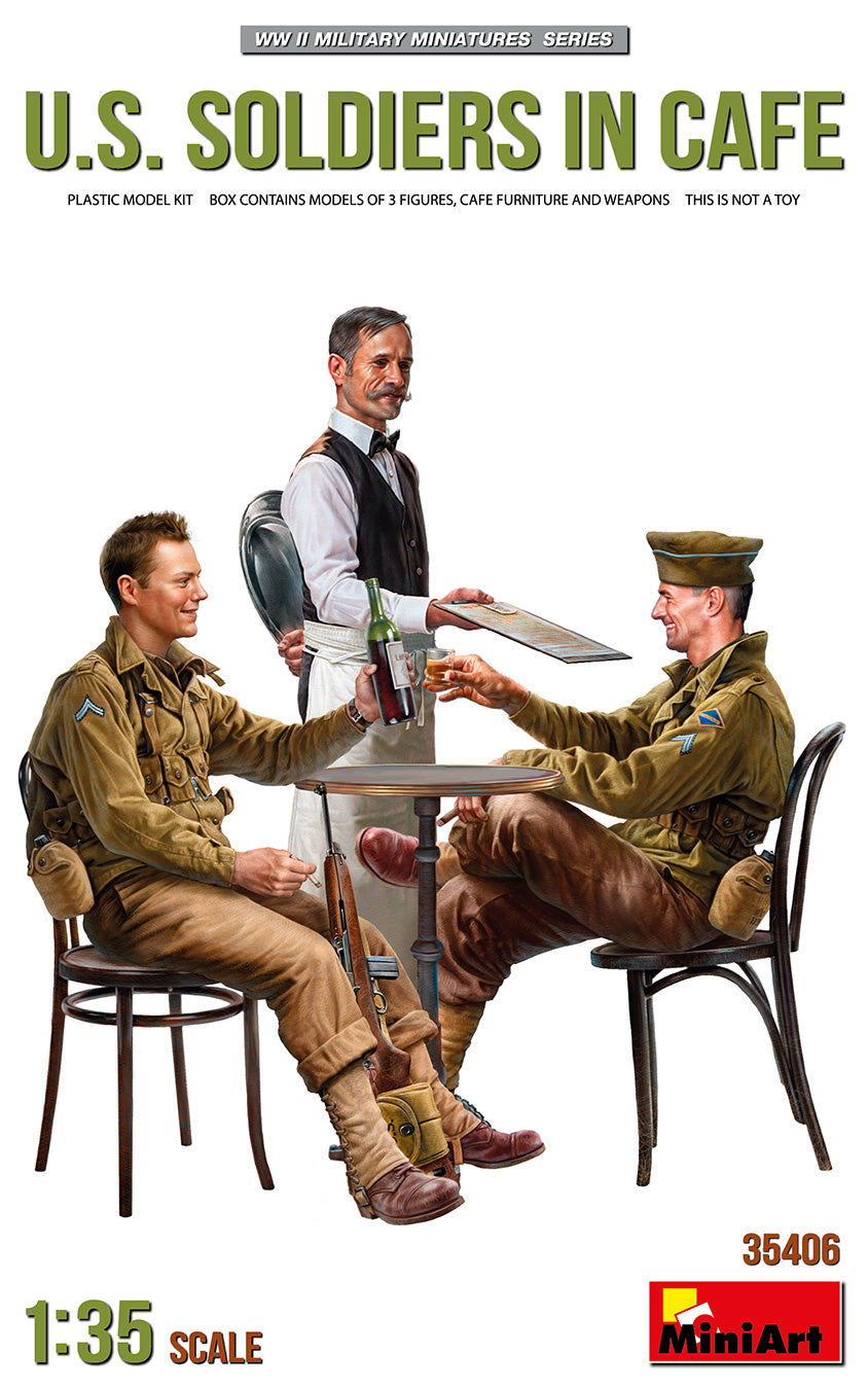 MiniArt MT35406 1:35 US SOLDIERS IN CAFE