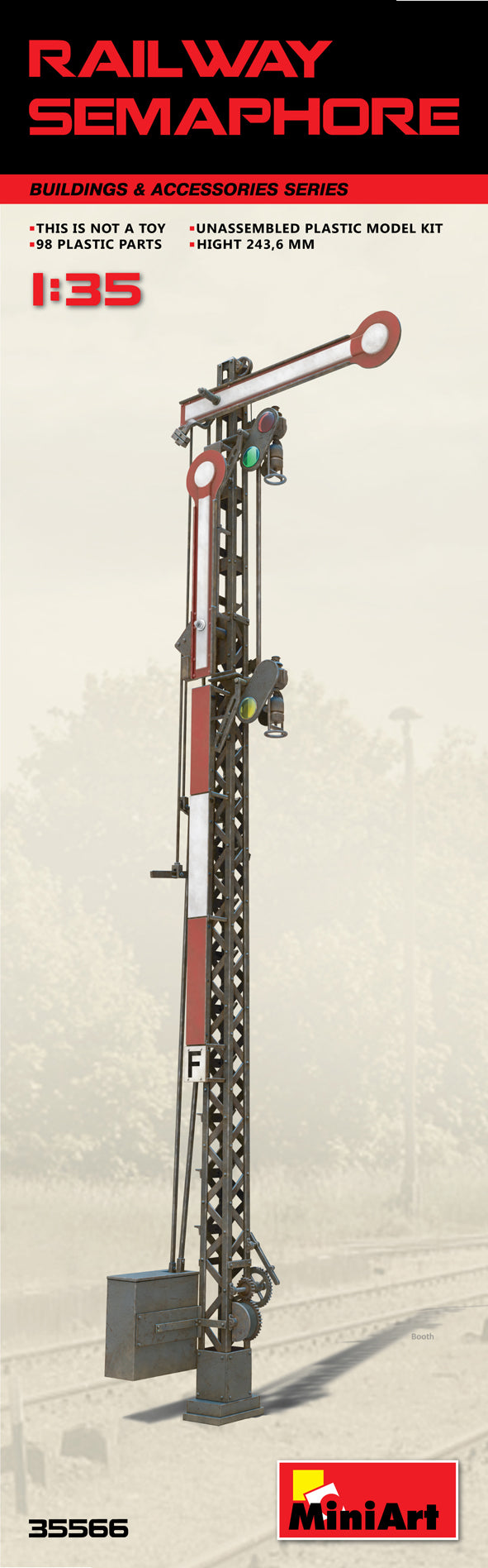 MiniArt MT35566 1:35 Railway Signal/Semaphore
