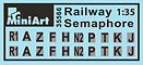 MiniArt MT35566 1:35 Railway Signal/Semaphore