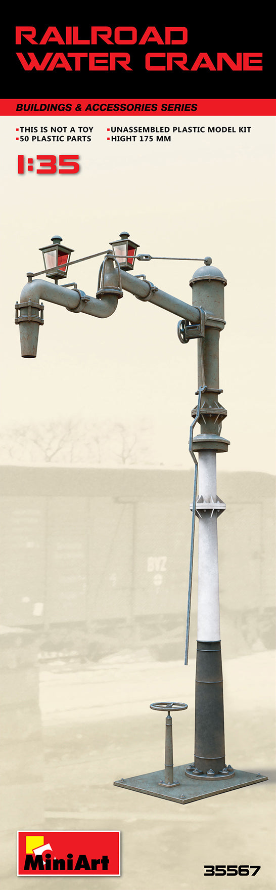MiniArt MT35567 1:35 Railroad Water Crane