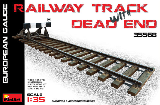 MiniArt MT35568 1:35 Railway Track & Dead End European Gauge