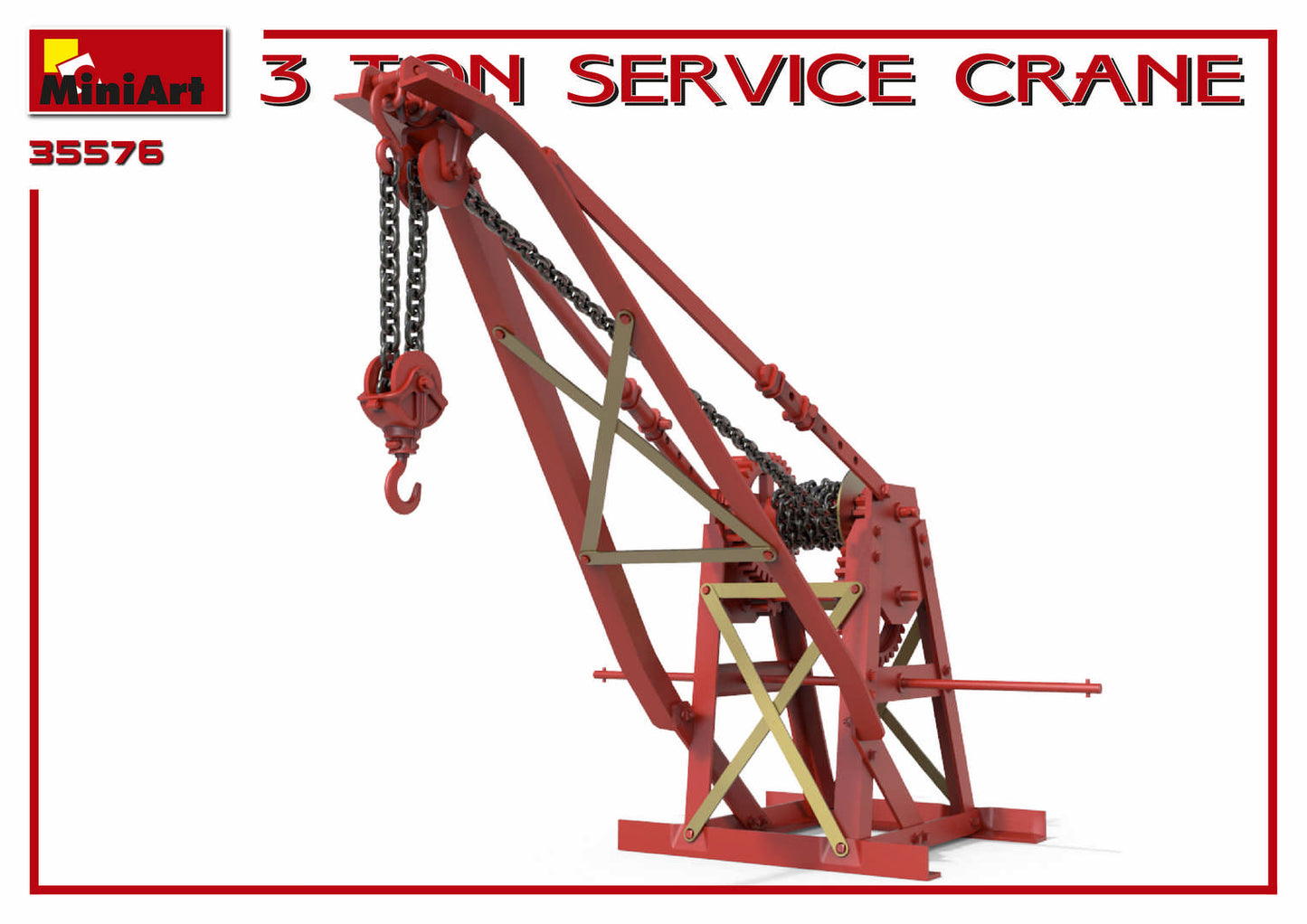 MiniArt MT35576 1:35 3 Ton Service Crane Kit