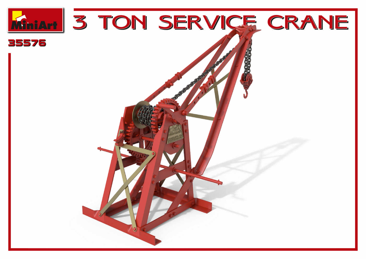 MiniArt MT35576 1:35 3 Ton Service Crane Kit