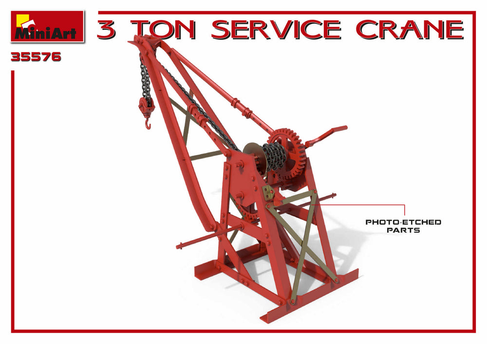 MiniArt MT35576 1:35 3 Ton Service Crane Kit