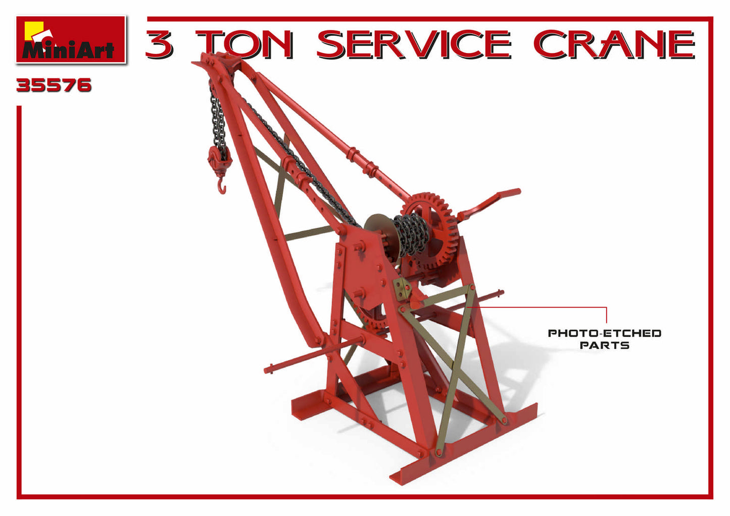 MiniArt MT35576 1:35 3 Ton Service Crane Kit