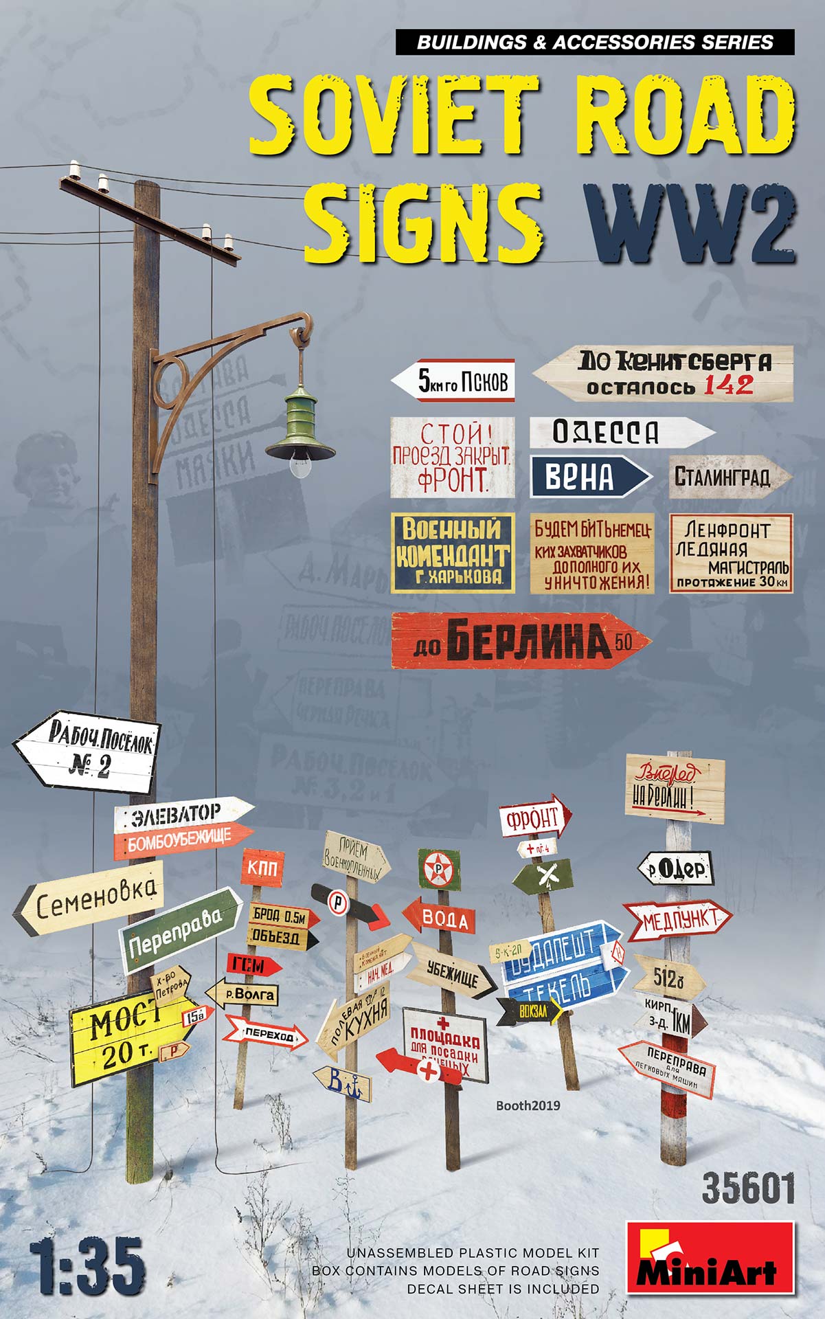 MiniArt MT35601 1:35 Soviet Road Signs WWII
