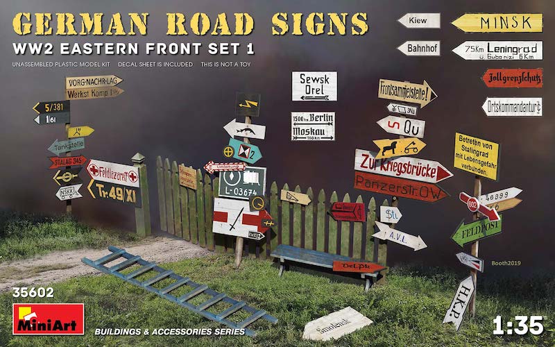 MiniArt MT35602 1:35 GERMAN ROAD SIGNS WW2