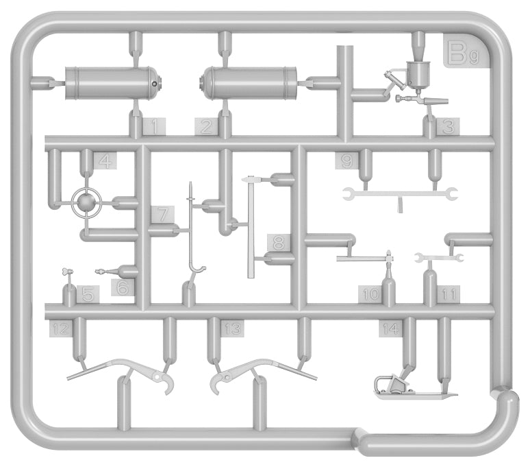 MiniArt MT35603 1:35 Tool box set with etched parts
