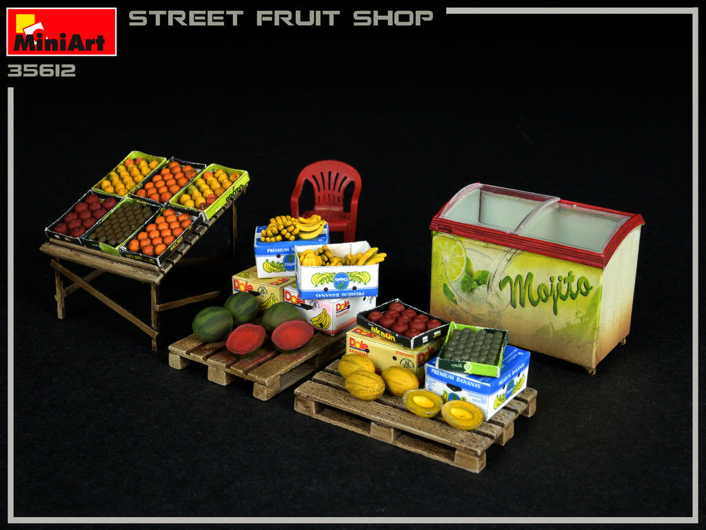 MiniArt MT35612 1:35 Street fruit shop/stand/stall