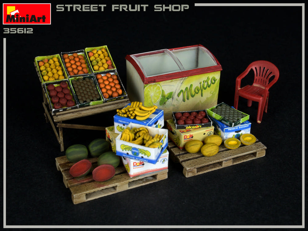 MiniArt MT35612 1:35 Street fruit shop/stand/stall