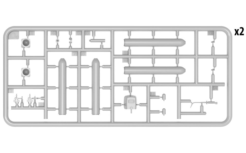 MiniArt MT35618 High Pressure Cylinders w/Welding Gear 1:35