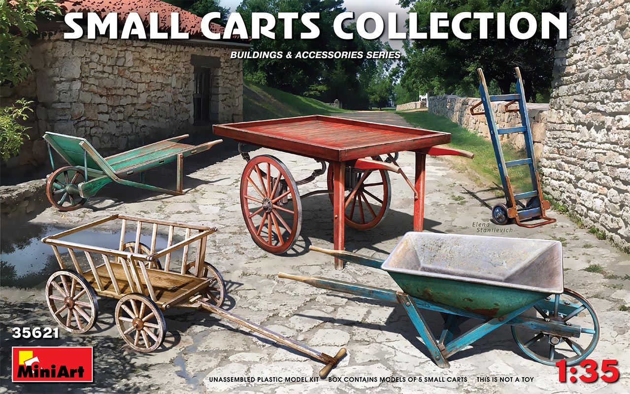 MiniArt MT35621 1:35 SMALL CARTS COLLECTION
