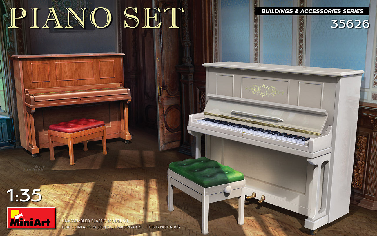 MiniArt MT35626 Piano Set (Two Pianos) 1:35