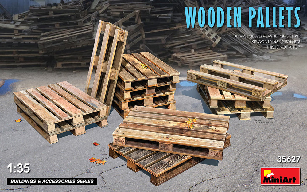 MiniArt MT35627 1:35 Wooden pallets x 12