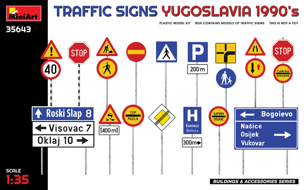 MiniArt MT35643 1:35 TRAFFIC SIGNS