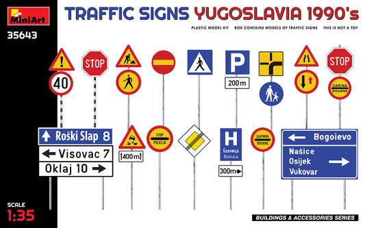 MiniArt MT35643 1:35 TRAFFIC SIGNS
