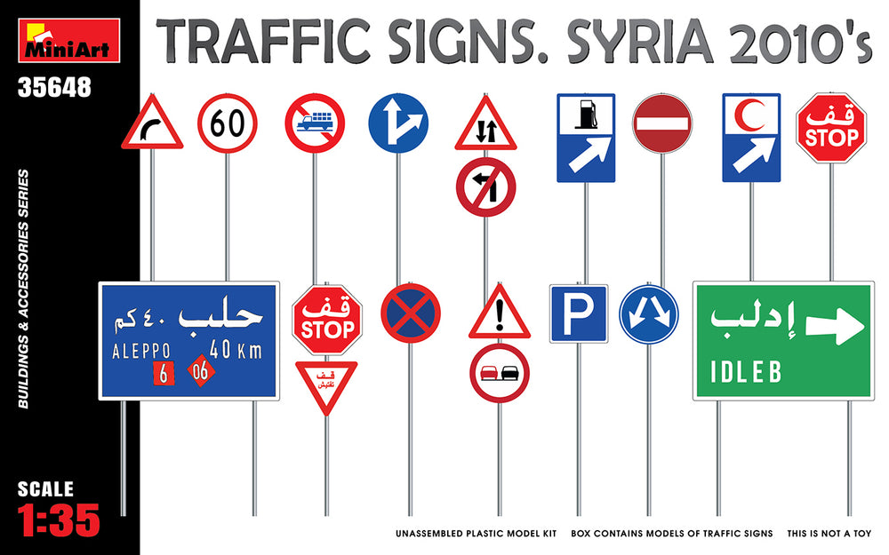 MiniArt MT35648 1:35 TRAFFIC SIGNS