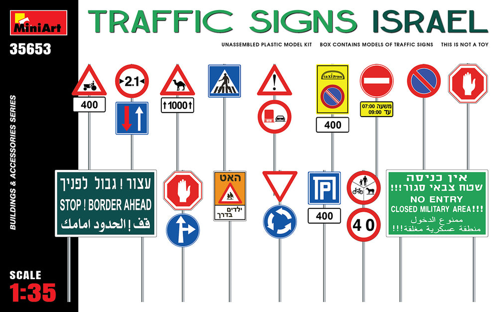 MiniArt MT35653 1:35 TRAFFIC SIGNS