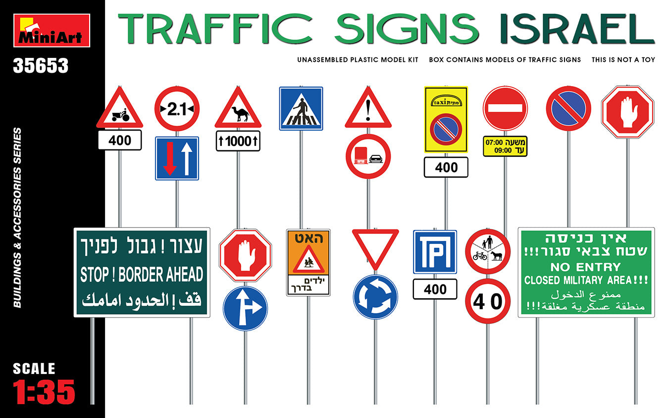 MiniArt MT35653 1:35 TRAFFIC SIGNS
