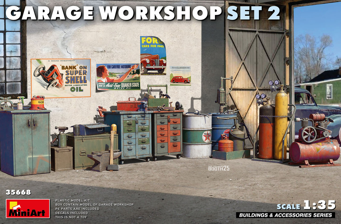 MiniArt MT35668 Garage Workshop Set #2 1:35