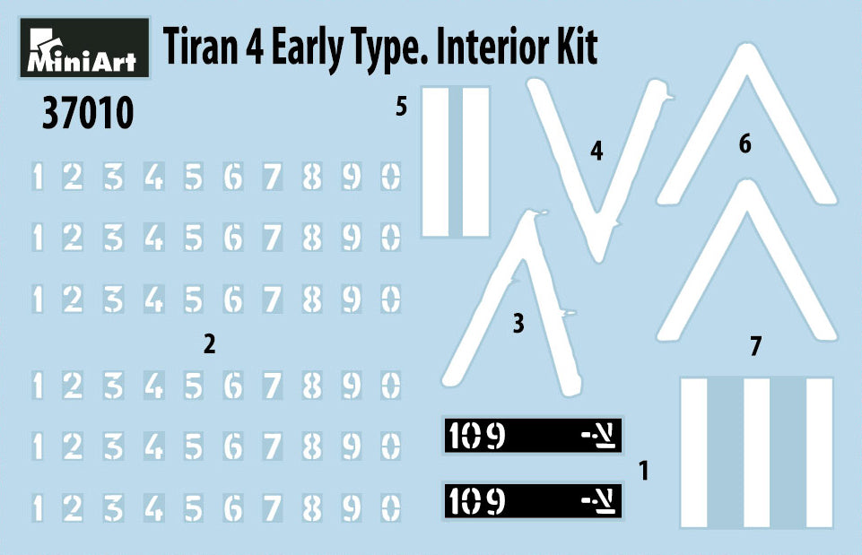 MiniArt MT37010 1:35 TIRAN 4 EARLY TYPE