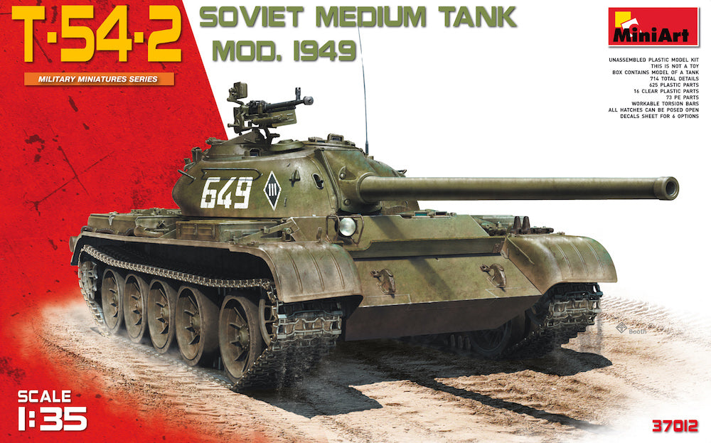 MiniArt MT37012 1:35 Soviet T-54-2 medium tank