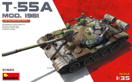 MiniArt MT37024 Soviet T-55A Model 1981 1:35