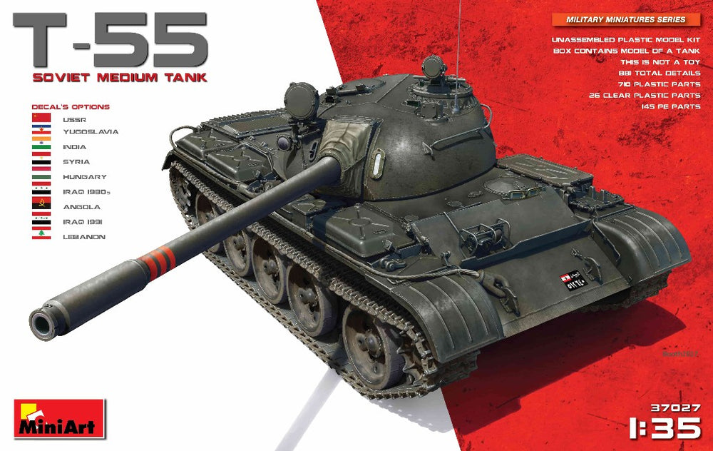 MiniArt MT37027 1:35 Soviet T-55 Medium tank